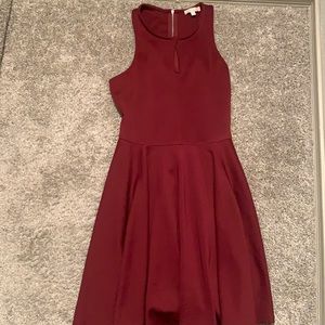 Red Silk Dress